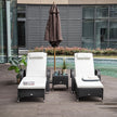 Rattan sun lounger set of 2 – image 4