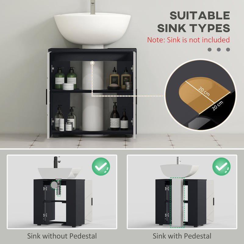 Light grey under sink cabinet – image 4