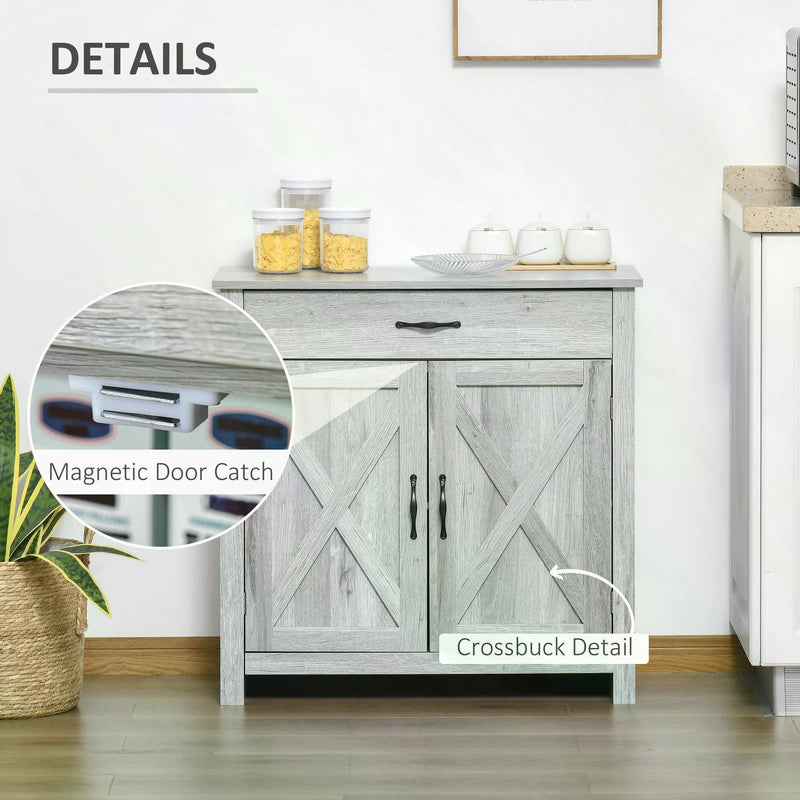 Farmhouse barn door sideboard – image 6
