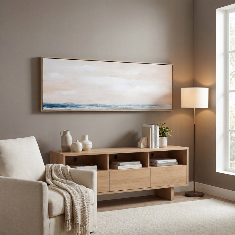 Ondra Hand-Painted Framed Canvas – 150 × 50cm, product view
