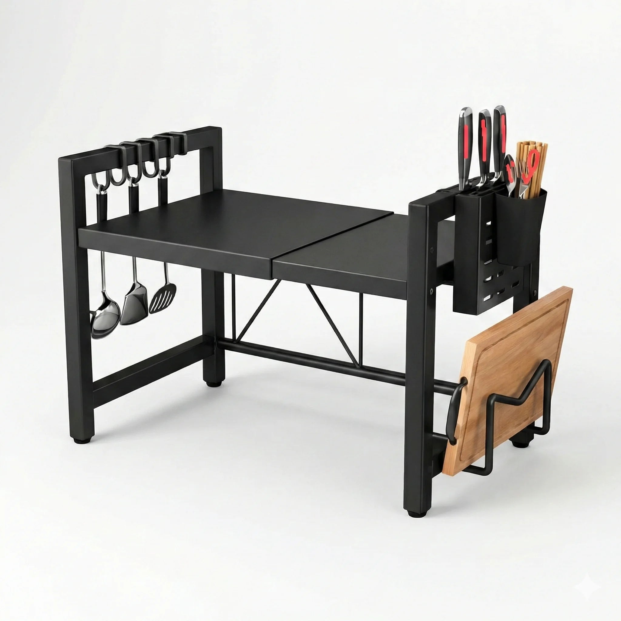 Retractable Microwave Oven Shelf