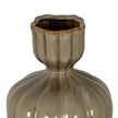 Close-up of the tulip-shaped rim and pinched neck