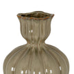 Close-up of the tulip-shaped rim and pinched neck