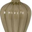 Close-up of the ribbed sage green body