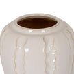 Close-up of the open jar showing the rim and interior