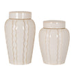 Orlune medium ginger jar shown with the large size, sold separately