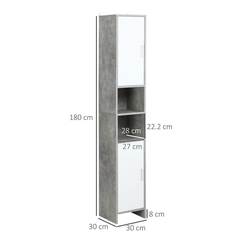 Slim tall bathroom cabinet – image 3