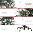 5ft pencil tree with berries and pine cones – image 7