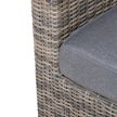 5-piece mixed brown rattan lounge set – image 9