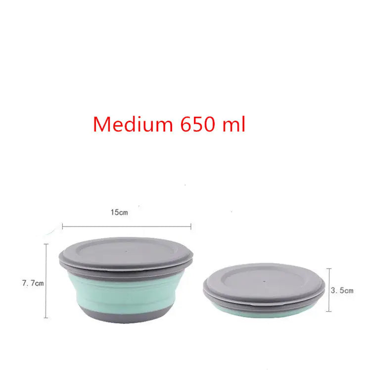 Folding Bowl for Easy Storage and Convenience