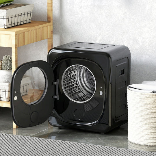 4kg black touch-control tumble dryer – image 2