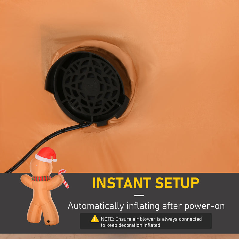 Built-in fan for inflating the display