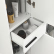 190 cm tall white bathroom cabinet – image 9