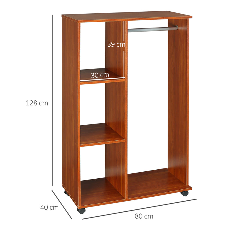 Open wardrobe on wheels – image 3