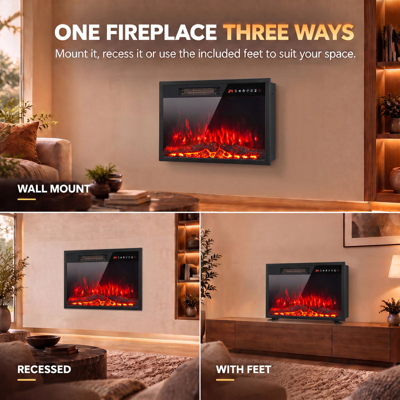 Recessed electric fire insert – image 4