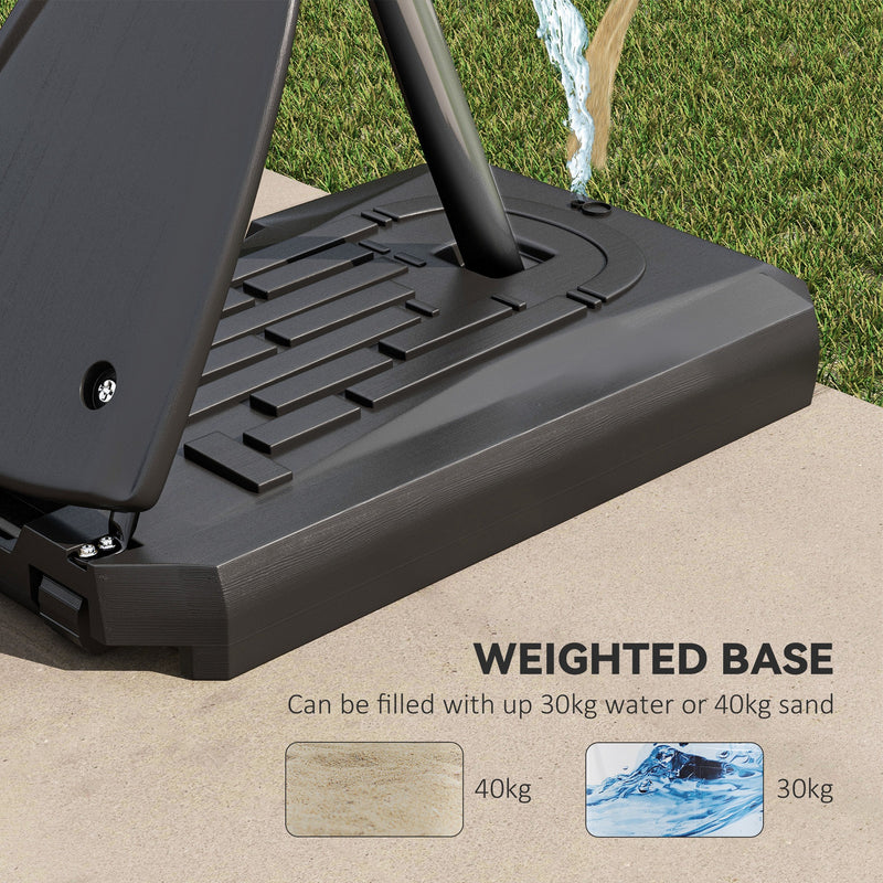 Adjustable basketball hoop and stand – image 5