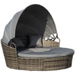 Round rattan daybed set – image 10