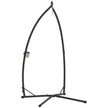 Outsunny Hammock Chair Stand Only, Hanging Chair Stand with X-Shape Base, Heavy Duty Steel Single Hammock Egg Swing
