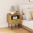 Bedside table with drawer and open shelf – image 10