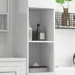 Tall high gloss bathroom cabinet – image 7