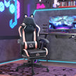 Black & pink cat ear gaming chair – image 10