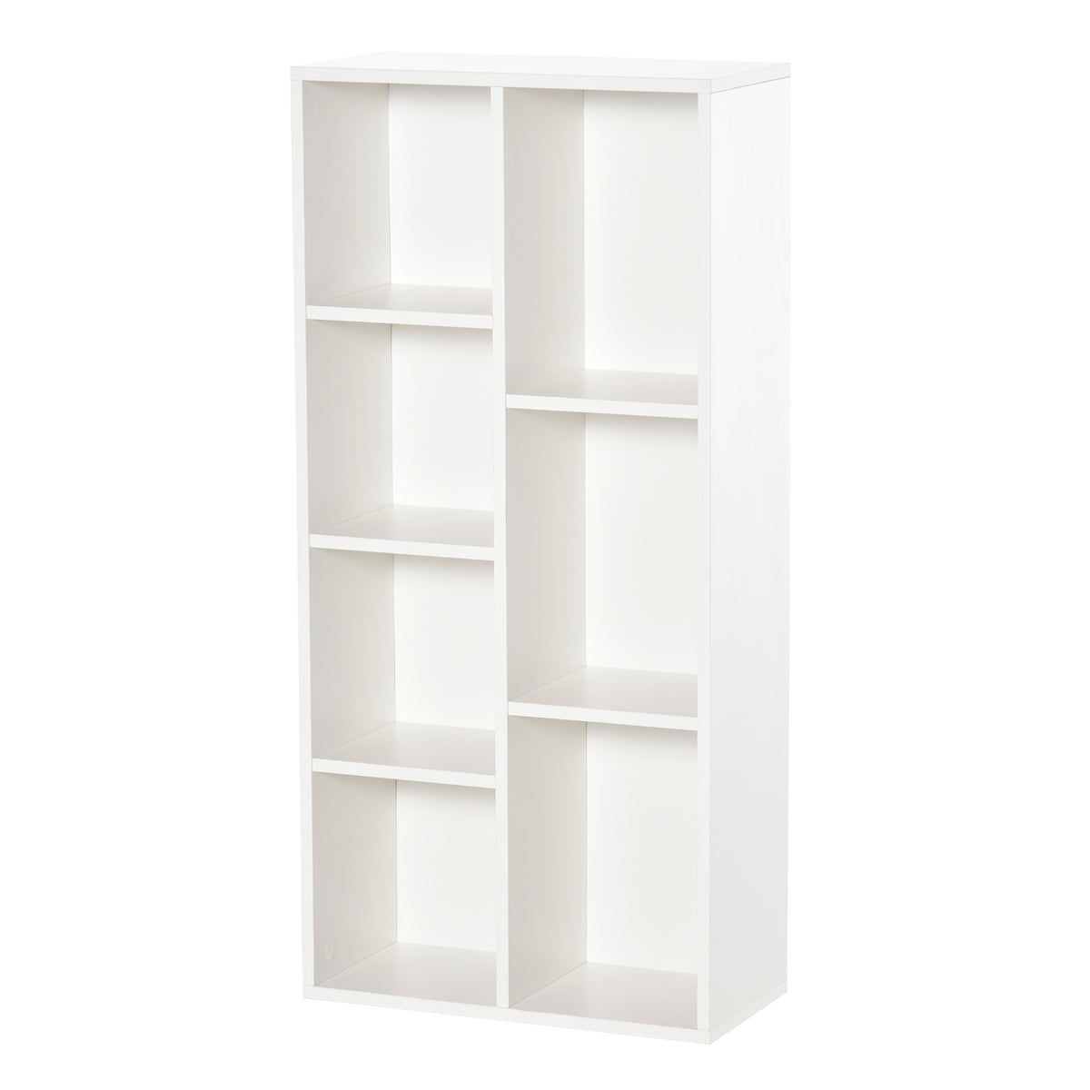 7-Cube Reversible Bookcase – White