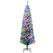 6ft pre-lit decorated flocked Christmas tree – image 10