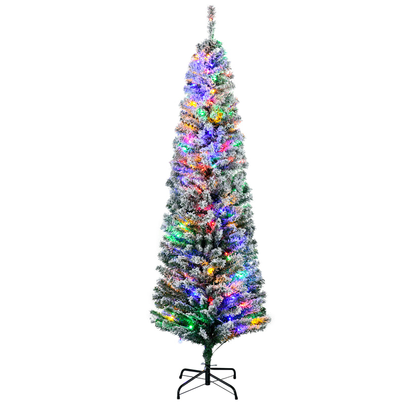 6ft pre-lit decorated flocked Christmas tree – image 10