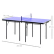 5ft folding mini table tennis table – image 3