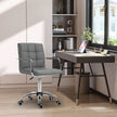 Mid-back faux leather desk chair – image 7