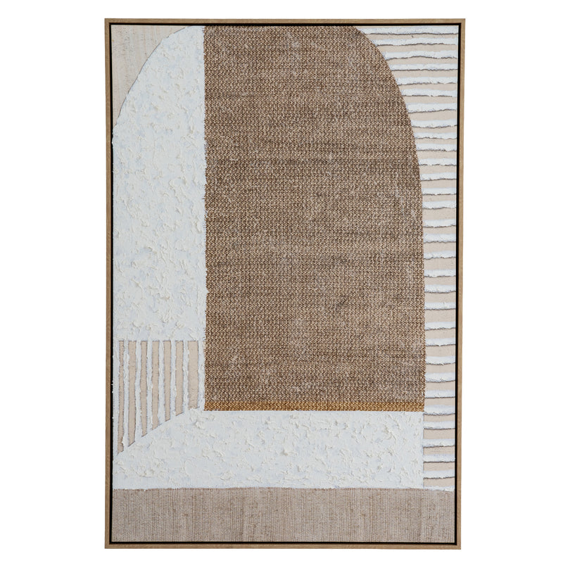Petra Hand-Painted Framed Canvas – 80 × 120cm, additional product view 2