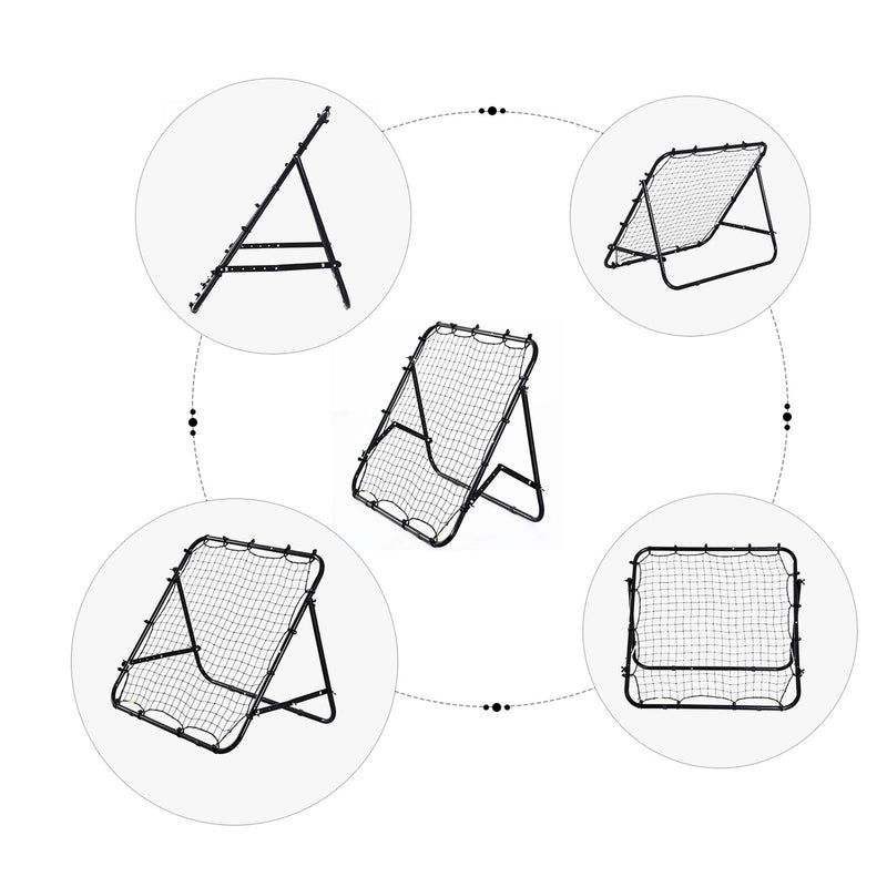 Black football rebounder net – image 5