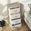 4-drawer fabric chest with side pockets – image 8
