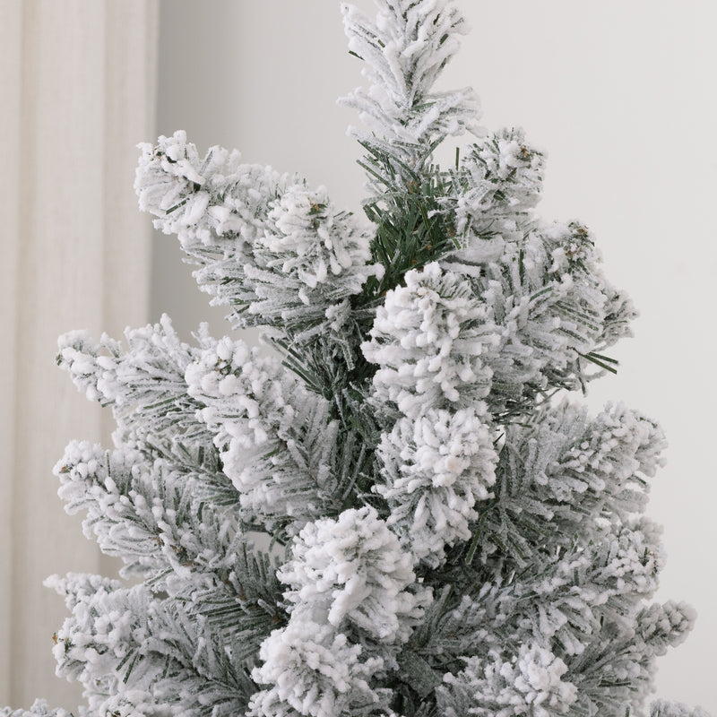 7ft snowy pencil Christmas tree – image 9