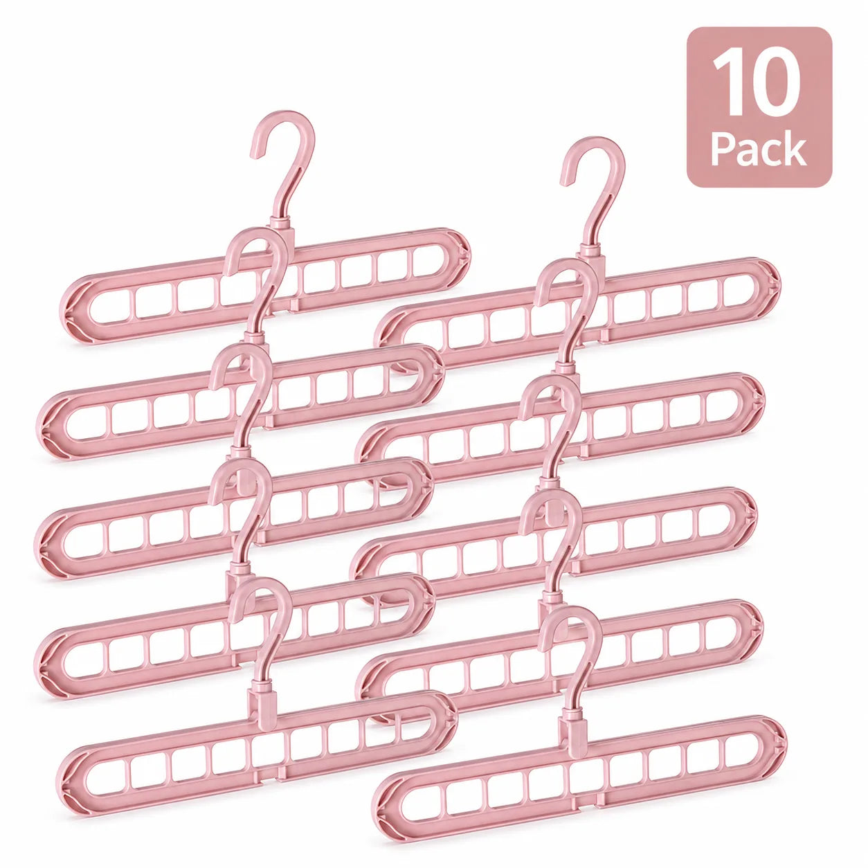 9-Hole Space-Saving Clothes Hanger Organizer