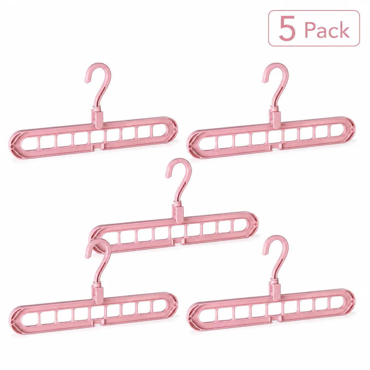 9-Hole Space-Saving Clothes Hanger Organizer