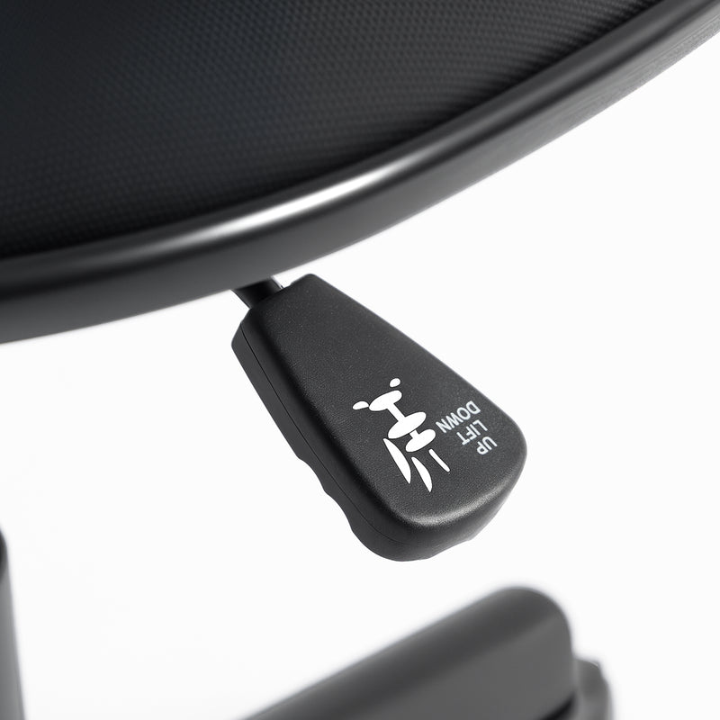 HOMCOM Small Armless Office Chair - Black – view 9