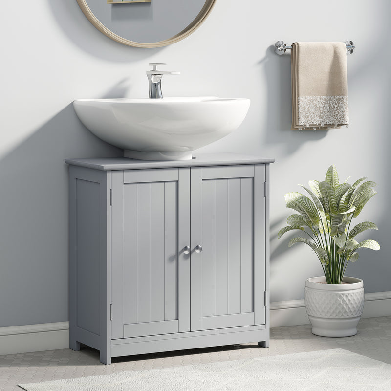 Grey under sink cabinet – image 2