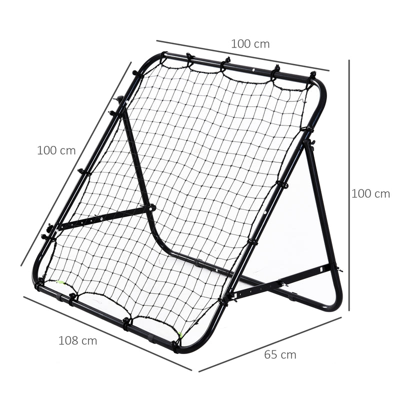Black football rebounder net – image 3
