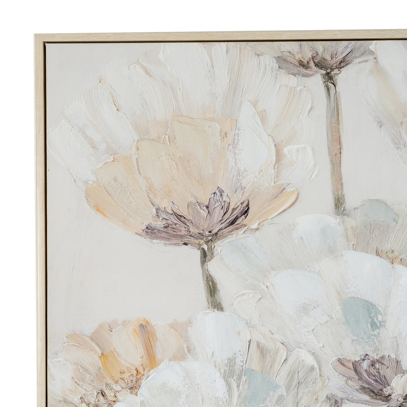 Poppy Meadow Hand-Painted Framed Canvas – 82.5 × 122.5cm, additional product view 3