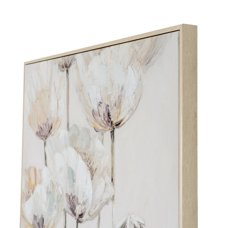 Poppy Meadow Hand-Painted Framed Canvas – 82.5 × 122.5cm, additional product view 4