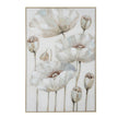 Poppy Stems Hand-Painted Framed Canvas – 82.5 × 122.5cm, product view