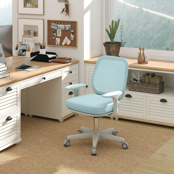 Vinsetto 44-56cm Mesh Back Office Chair - Light Green – view 2
