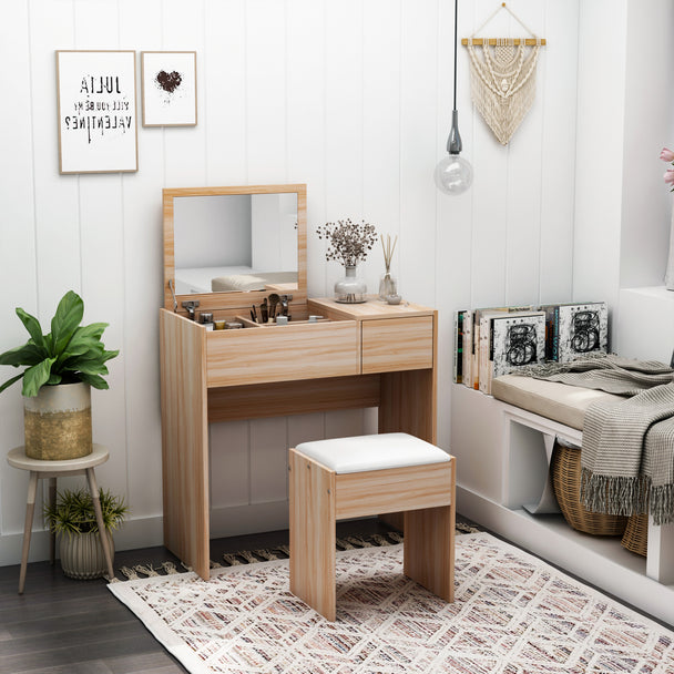 Natural 80 cm dressing table – image 2