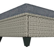 Dark grey rattan corner sofa set – image 10