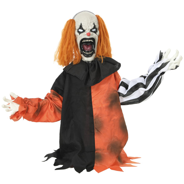 85cm Animated Face-Changing Clown with Glowing Eyes – image 1 of 9