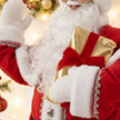 5ft Singing Santa in a Christmas room setting