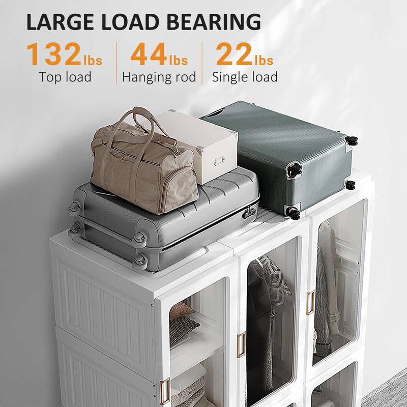 Foldable portable wardrobe – image 6
