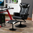 Gaming recliner and footstool set – image 2