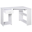 L-shaped corner desk with keyboard tray – image 10